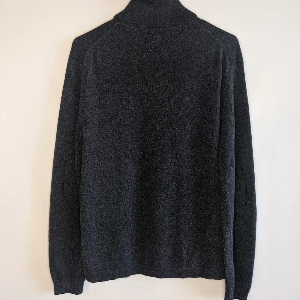 Banana Republic Silk Cashmere Half Zip Pullover Medium